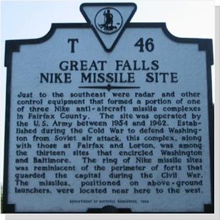 Plaque marking the Great Falls Missile Site at Niki Field